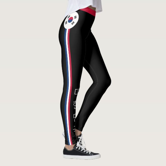 Leggings Drapeau sud-coréen mode voyage/ventilateur sport (Droite)