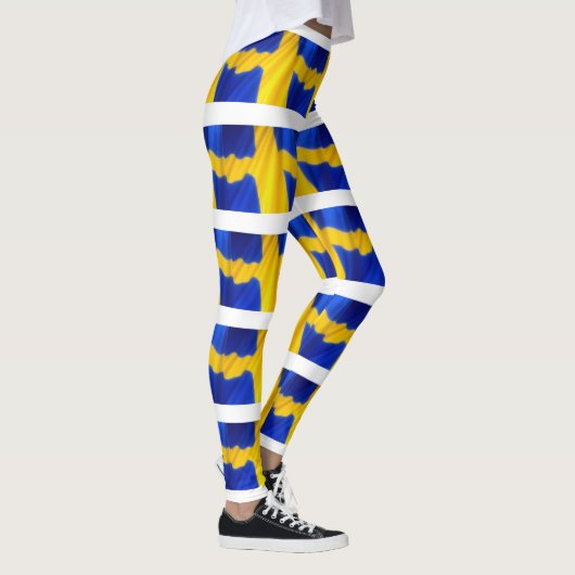 LEGGINGS DRAPEAU SUÉDOIS (Droite)