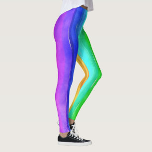 Leggings Drapeau symbole de fierté donnant une forme de dis