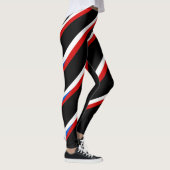 Leggings Drapeau tchèque de rayures (Droite)
