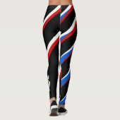 Leggings Drapeau tchèque de rayures (Dos)