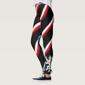Leggings Drapeau tchèque de rayures (Gauche)