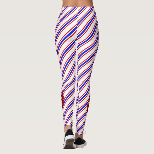 Leggings Drapeau thaïlandais de rayures (Dos)