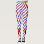 Leggings Drapeau thaïlandais de rayures (Devant)