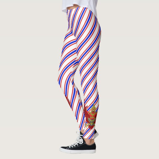 Leggings Drapeau thaïlandais de rayures (Gauche)
