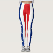 Leggings Drapeau thaïlandais impressionnant de la Thaïlande (Devant)