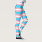 Leggings Drapeau trans - Légendes à bande étroite (Droite)