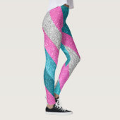Leggings Drapeau transgenre Parties scintillant Gay pride L (Droite)