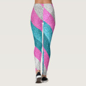 Leggings Drapeau transgenre Parties scintillant Gay pride L (Dos)