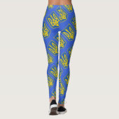 Leggings Drapeau trident de l'Ukraine (Dos)