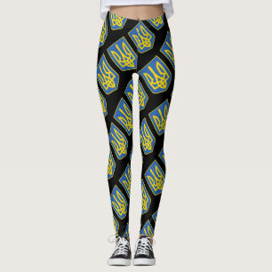 Leggings Drapeau trident de l'Ukraine