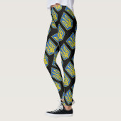 Leggings Drapeau trident de l'Ukraine (Gauche)