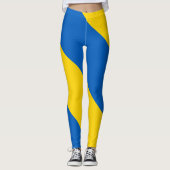 Leggings Drapeau Ukraine (Devant)