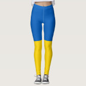 Leggings Drapeau Ukraine (Devant)