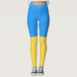 Leggings Drapeau ukrainien<br><div class="desc">drapeau ukrainien,  soutien Ukraine bleu et jaune combat ukrainien</div>