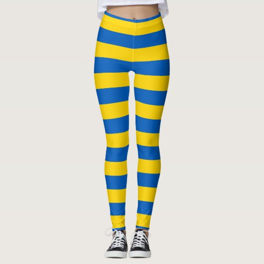 Leggings Drapeau ukrainien (Devant)