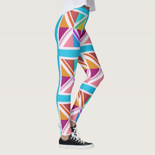 Leggings - Drapeau Union Jack multicolore (Droite)