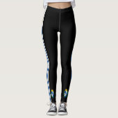 Leggings Drapeau uruguayen (Devant)