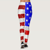 Leggings Drapeau USA (Dos)