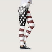 Leggings Drapeau USA Éfféminé Aspect Usé (Droite)
