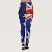 Leggings Drapeau vintage #2 de l'Australie (Dos)