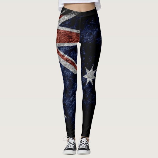 Leggings Drapeau vintage #4 de l'Australie (Devant)
