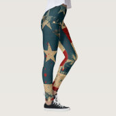 Leggings Drapeau vintage américain (Droite)