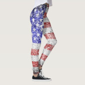 Leggings Drapeau vintage américain #17 (Droite)