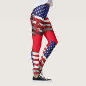 Leggings Drapeau vintage américain Thunder_Cove (Droite)