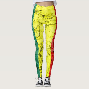 Leggings Drapeau vintage de reggae