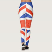 Leggings Drapeau vintage UK #10 (Dos)