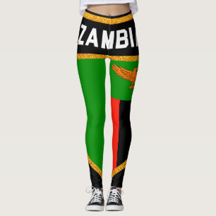 Leggings Drapeau Zambie
