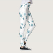 LEGGINGS **DRAPEAUX DE NEIGE BLEUS** NOËL (Droite)