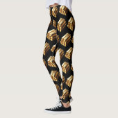 Leggings Droit d'attraction Bars Or Bling Black (Gauche)