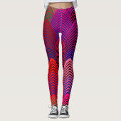 Leggings Droits d'exercice aérobie (Devant)