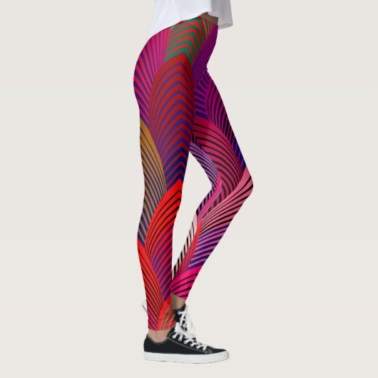 Leggings Droits d'exercice aérobie (Droite)