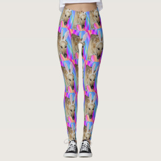 Leggings Drôle Berger Allemand Chien & Oreilles Lapin Pâque
