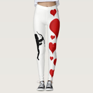 Leggings Drôle Cute Cupid Arrow Valentine Love Hearts