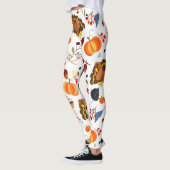 Leggings Drôle de grâces dabbing dindes (Gauche)