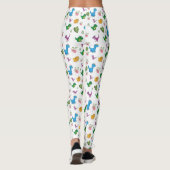 Leggings Drôle feuilles Dinosaur (Dos)