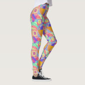 Leggings Drôle géométrique Designs Multicolor Femmes (Droite)