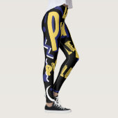 Leggings Drôle Jouons au Pickleball Party Design (Droite)