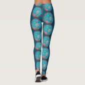 Leggings Drôle joyeux créatures marines sous l'eau dessin a (Dos)