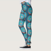 Leggings Drôle joyeux créatures marines sous l'eau dessin a (Gauche)