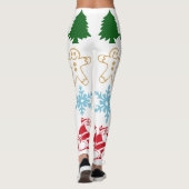 Leggings Drôle mignon Motif de Noël (Dos)