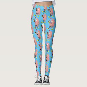 Leggings Drôle pieuvre embrasse plongeur dessin animé humou