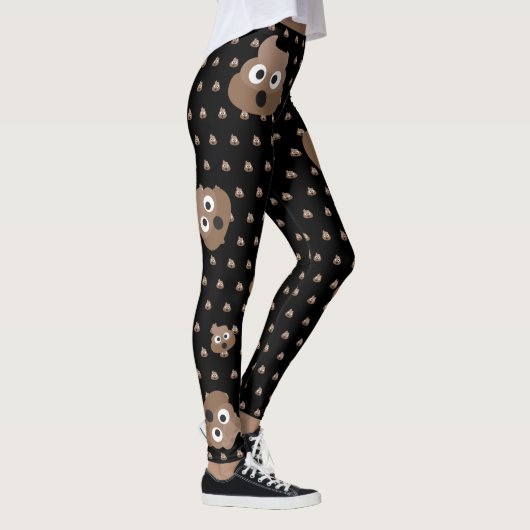 Leggings Drôle Poop Emojis (Droite)