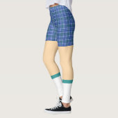 Leggings Drôle shorts en plaid femmes geeks de golf (Gauche)