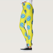 Leggings Drôle souriant Bugs Bleus (Gauche)
