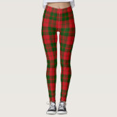 Leggings Drummond Clan Cute Tartan Plaid (Devant)